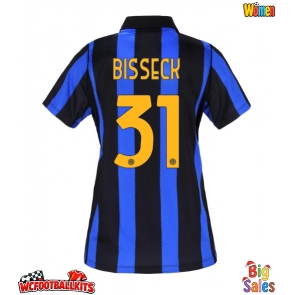 Inter Milan Yann Bisseck #31 Replica Home Stadium Shirt for Women 2026-27 Short Sleeve